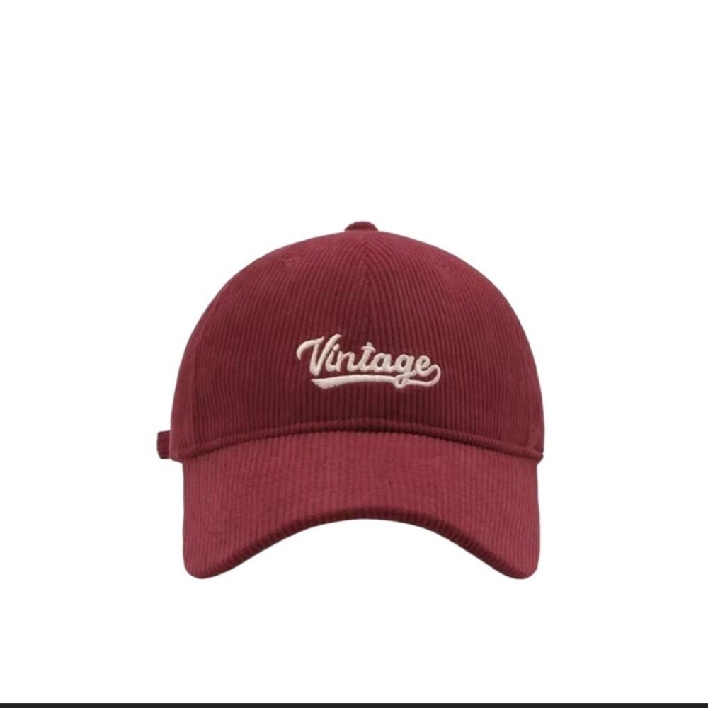 “Vintage” corduroy cap